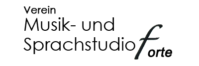 Logo Musik- und Sprachstudio forte